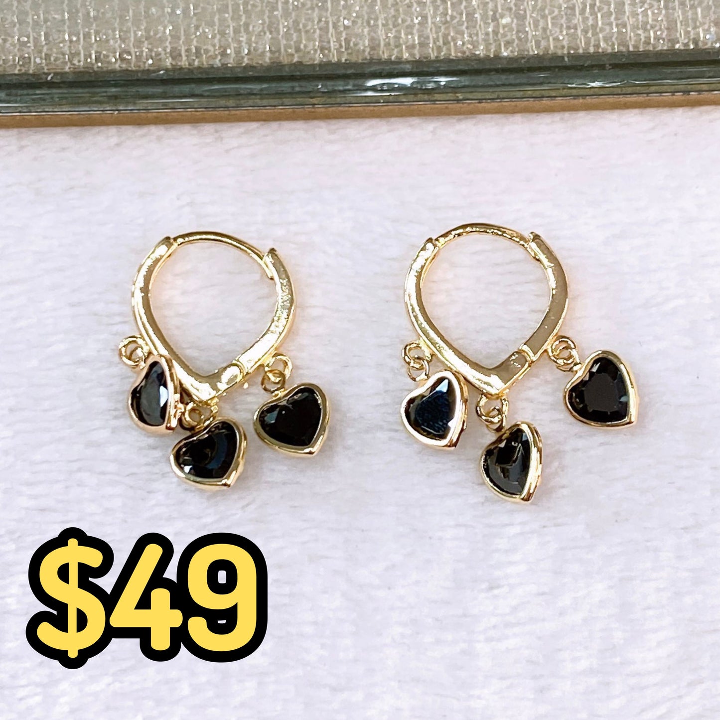Arete de Chapa de Oro COA2548-5