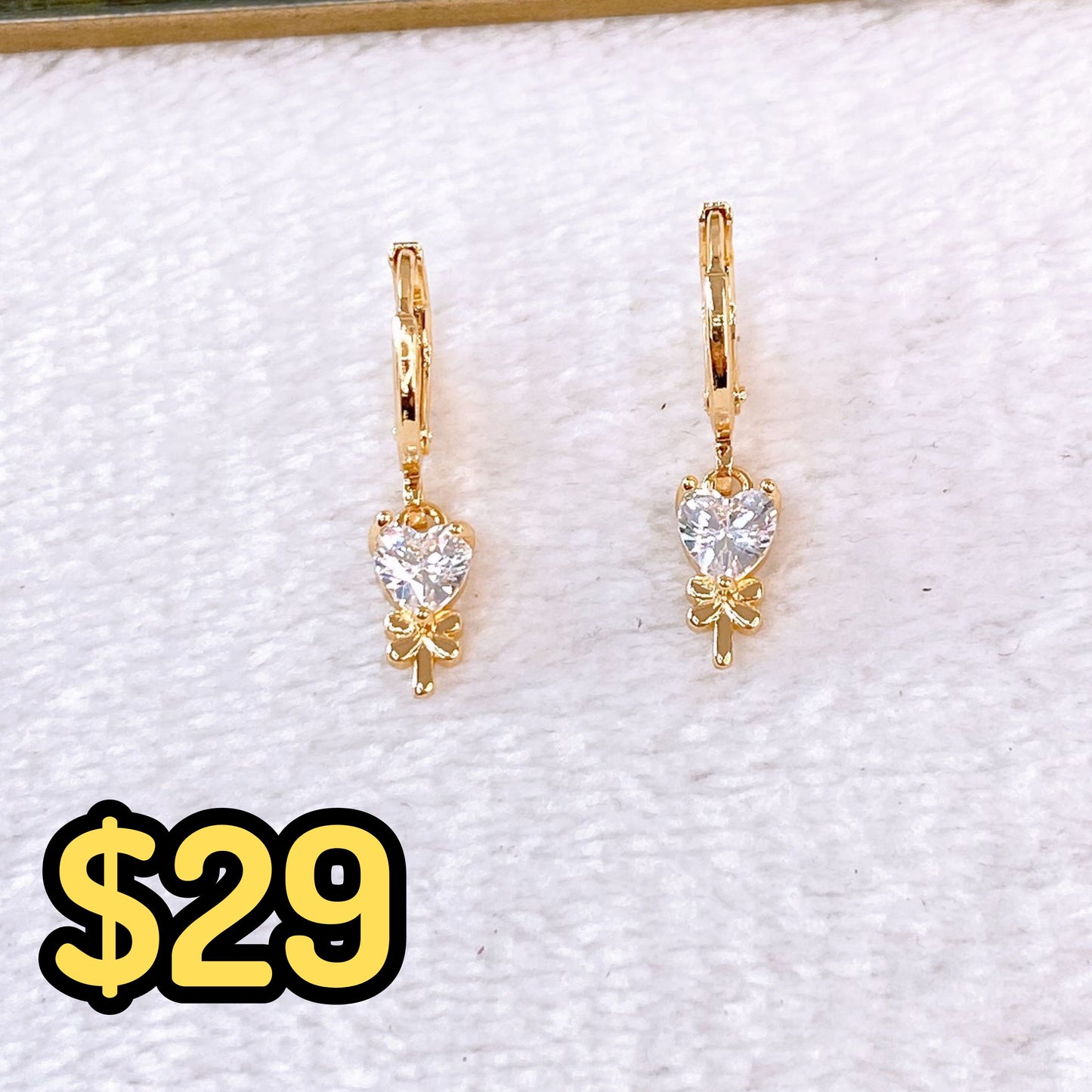 Arete de Chapa de Oro COA2554-1