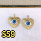 Arete de Chapa de Oro COA2568-1