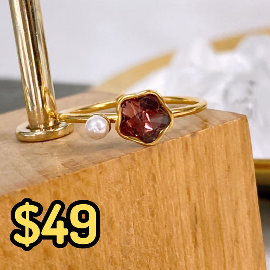 Anillo de Acero Inoxidable Ajustable RAI1201-2