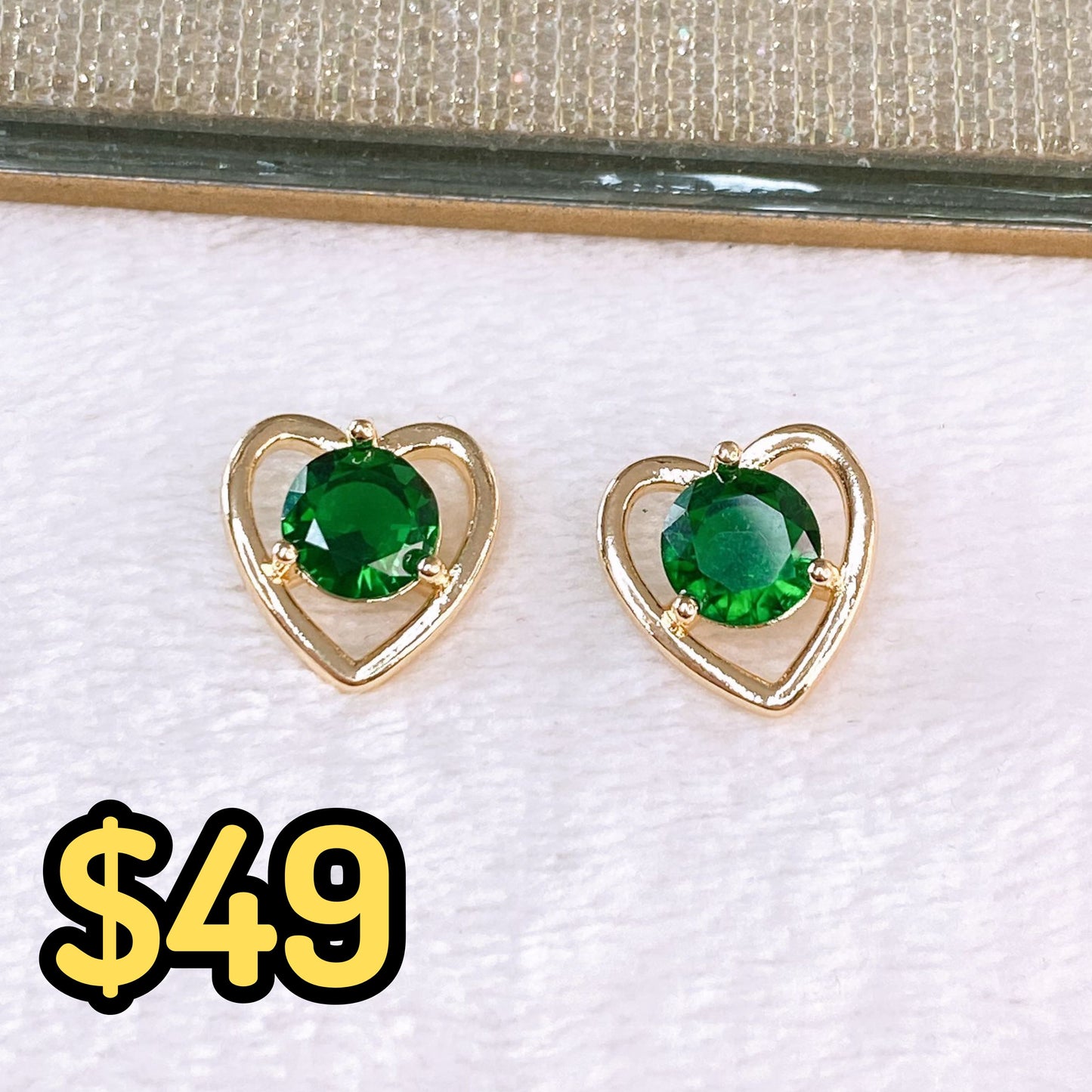Arete de Chapa de Oro COA2550-4