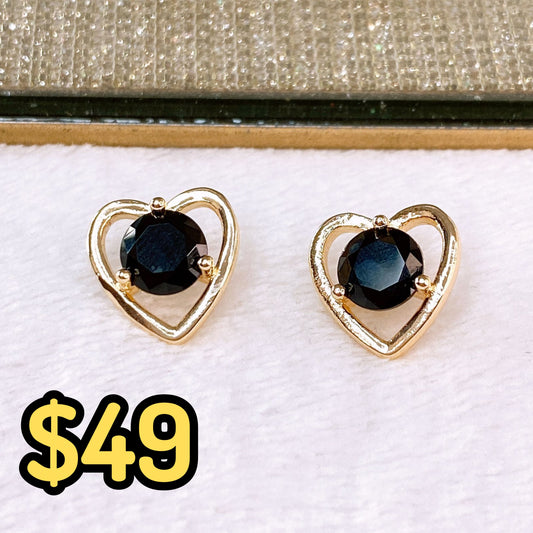 Arete de Chapa de Oro COA2550-1