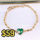 Pulsera de Chapa de Oro COP1735-3