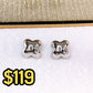 Arete de Chapa de Oro COA2607-2