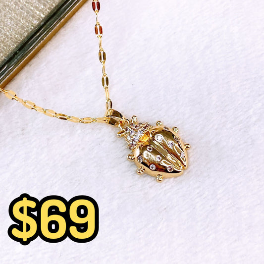 Collar de Chapa de Oro CC2439-1