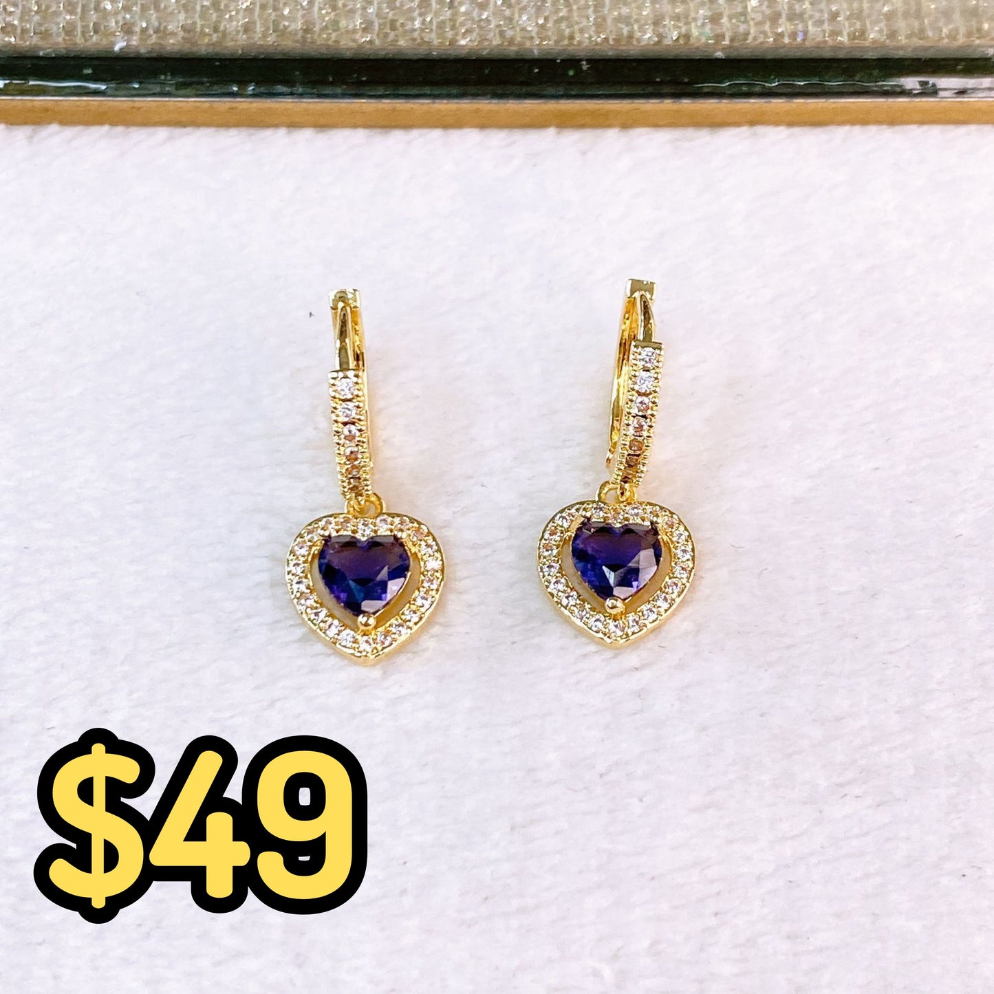 Arete de Chapa de Oro COA2613-2