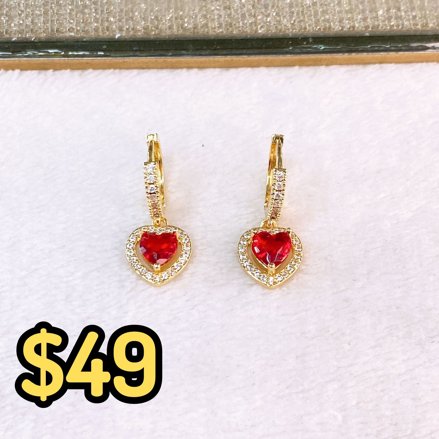 Arete de Chapa de Oro COA2613-5