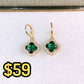 Arete de Chapa de Oro COA2617-3