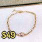 Pulsera de Chapa de Oro COP1738-1