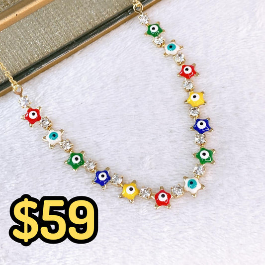 Collar de Chapa de Oro CC2444-1