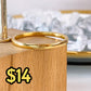 Anillo de Acero Inoxidable Talla #11 RAI1223-11