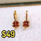Arete de Chapa de Oro COA2618-2