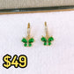 Arete de Chapa de Oro COA2619-3