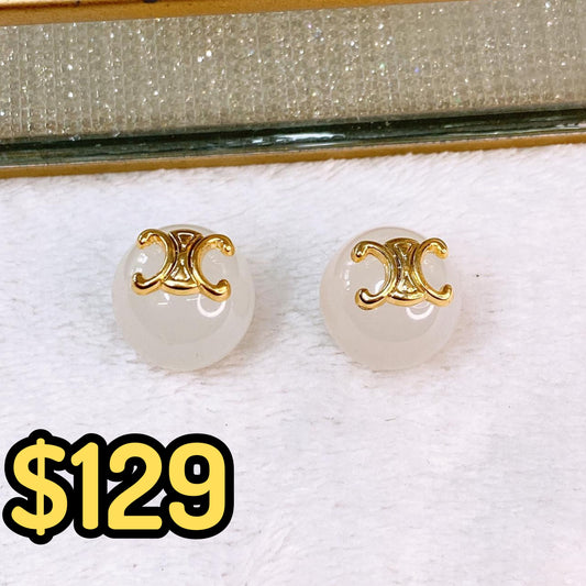 Arete de Chapa de Oro COA2628-1