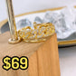 Anillo de Oro Laminado Ajustable ACO1635-1