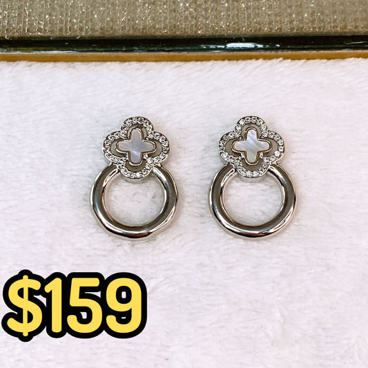 Arete de Chapa de Oro COA2630-2