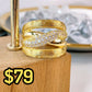 Anillo de Oro Laminado Ajustable ACO1648-1