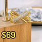 Anillo de Oro Laminado Ajustable ACO1652-1