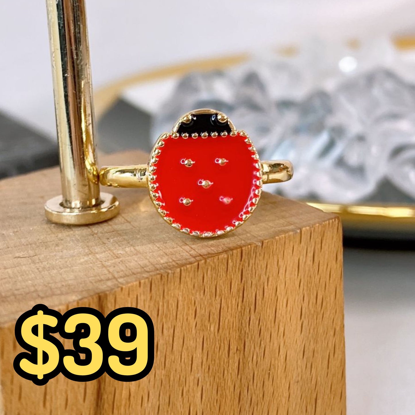 Anillo de Oro Laminado Ajustable ACO1656-1