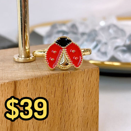 Anillo de Oro Laminado Ajustable ACO1657-1