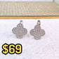 Arete de Chapa de Oro COA2634-2