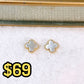 Arete de Chapa de Oro COA2636-1
