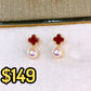Arete de Chapa de Oro COA2637-1