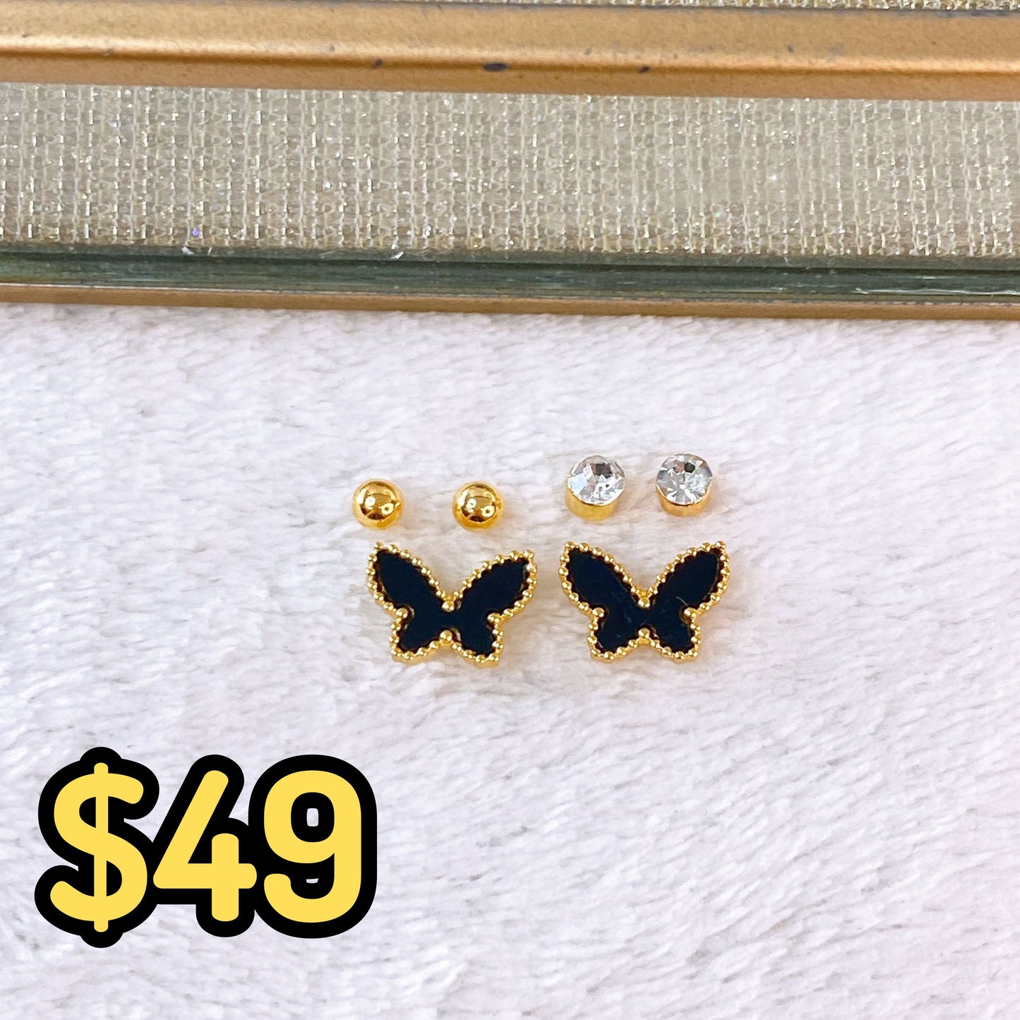 Set de Aretes de Acero Inoxidable AAI2706-1