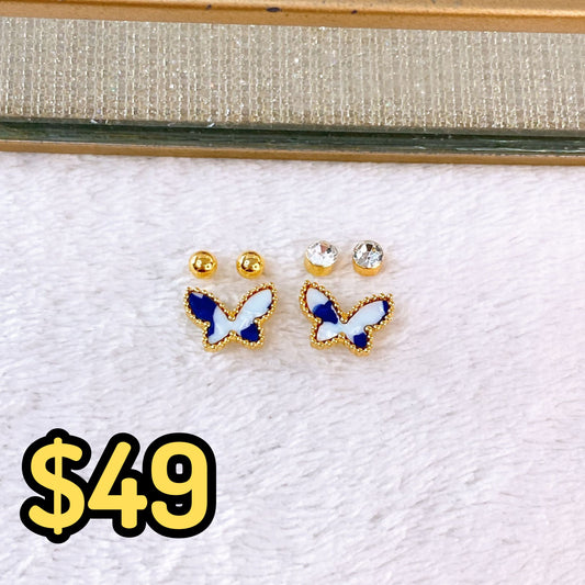 Set de Aretes de Acero Inoxidable AAI2706-7