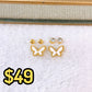 Set de Aretes de Acero Inoxidable AAI2706-2