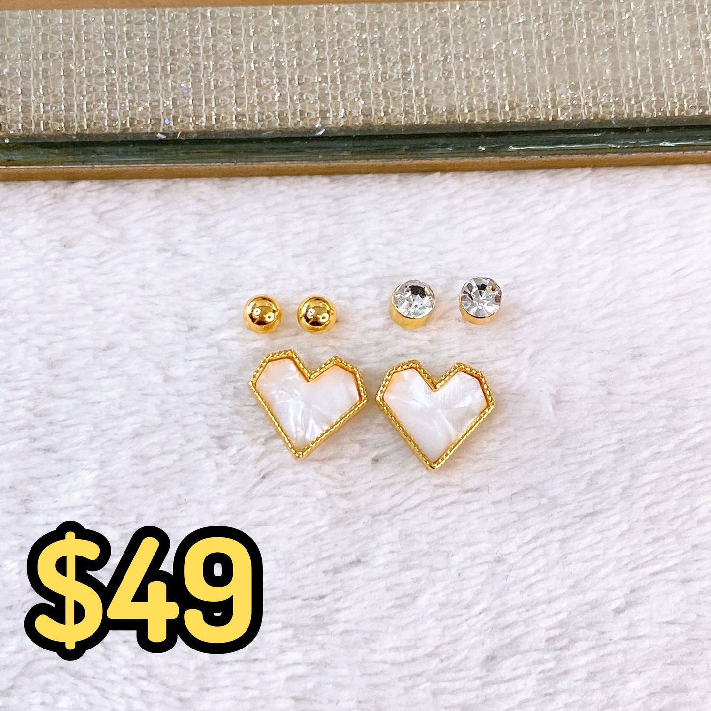Set de Aretes de Acero Inoxidable AAI2707-2