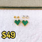 Set de Aretes de Acero Inoxidable AAI2707-3