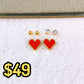 Set de Aretes de Acero Inoxidable AAI2707-1