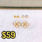 Set de Aretes de Acero Inoxidable AAI2708-5