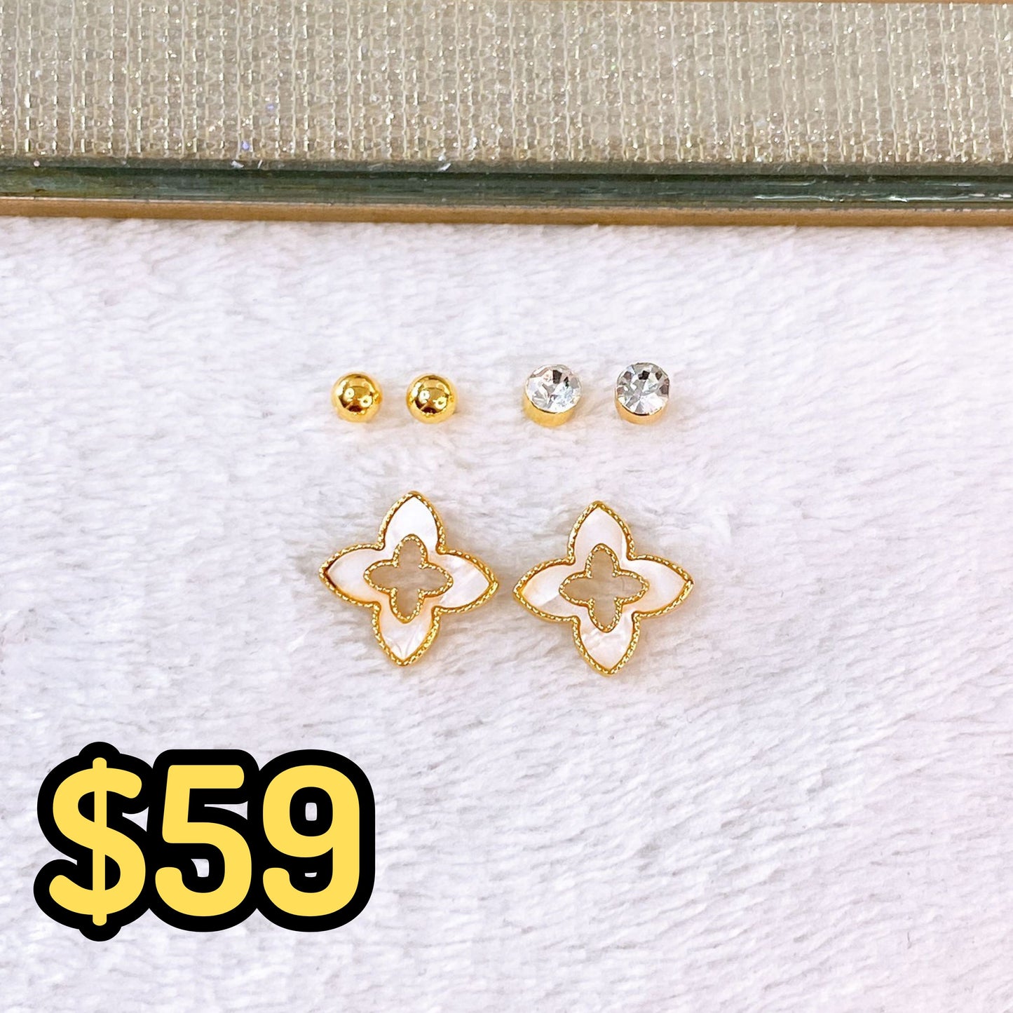 Set de Aretes de Acero Inoxidable AAI2708-5