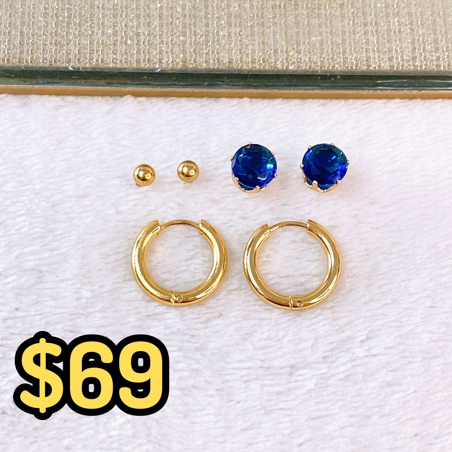Set de Aretes de Acero Inoxidable AAI2711-4