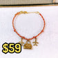 Pulsera Tejida con Dijes de Acero Inoxidable PAI1521-1