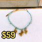 Pulsera Tejida con Dijes de Acero Inoxidable PAI1525-1