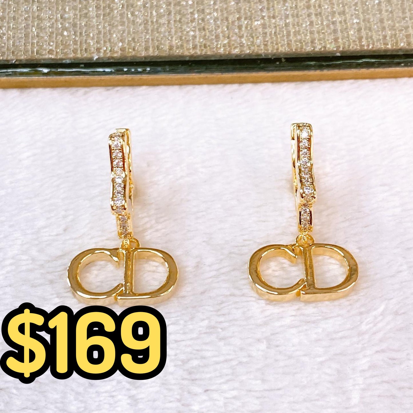 Arete de Chapa de Oro COA2713-1