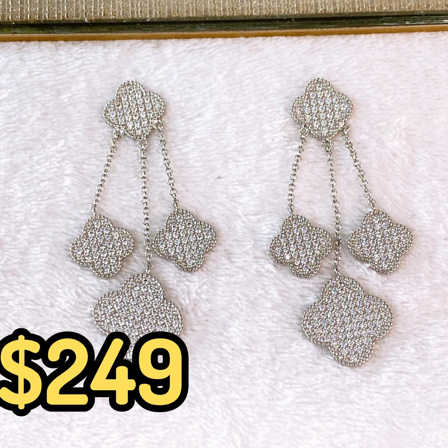 Arete de Chapa de Oro COA2714-2