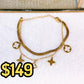 Pulsera Doble de Acero Inoxidable PAI1541-1