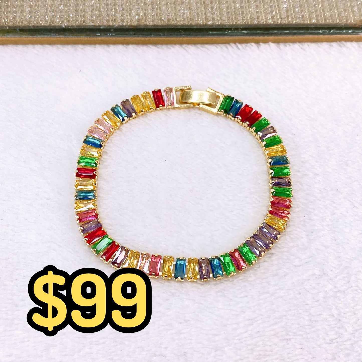 Pulsera de Chapa de Oro COP1758-1