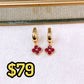 Arete de Chapa de Oro COA2721-1