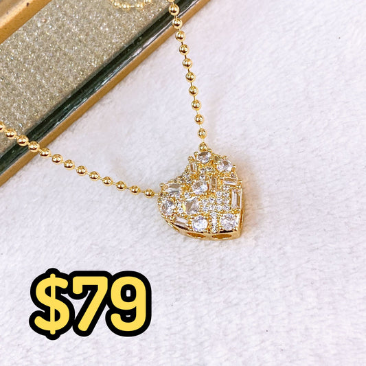Collar de Chapa de Oro CC2470-1