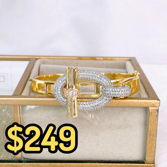 Pulsera de Chapa de Oro COP1770-1