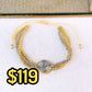 Pulsera de Chapa de Oro COP1772-7