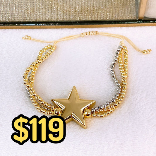 Pulsera de Chapa de Oro COP1773-2