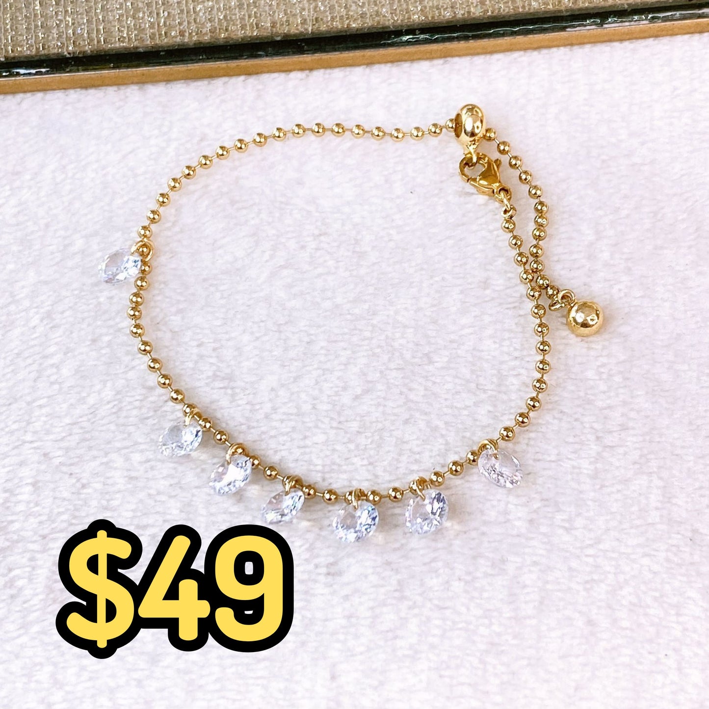 Pulsera de Chapa de Oro COP1780-1