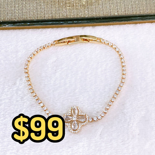 Pulsera de Chapa de Oro COP1781-1
