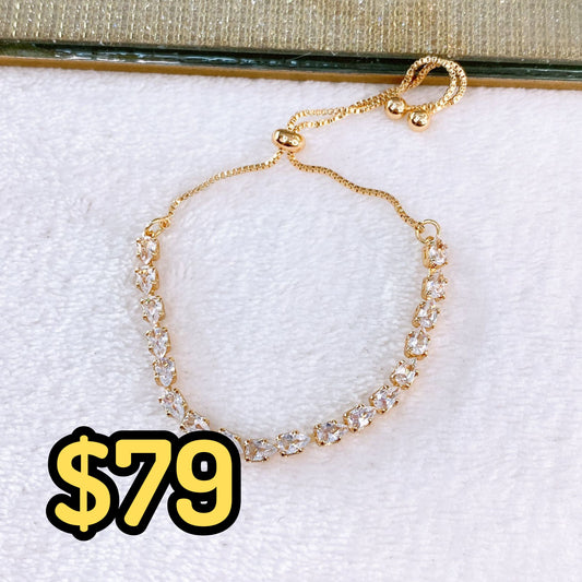 Pulsera de Chapa de Oro COP1791-1